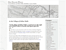 Tablet Screenshot of oldyellowwalls.org